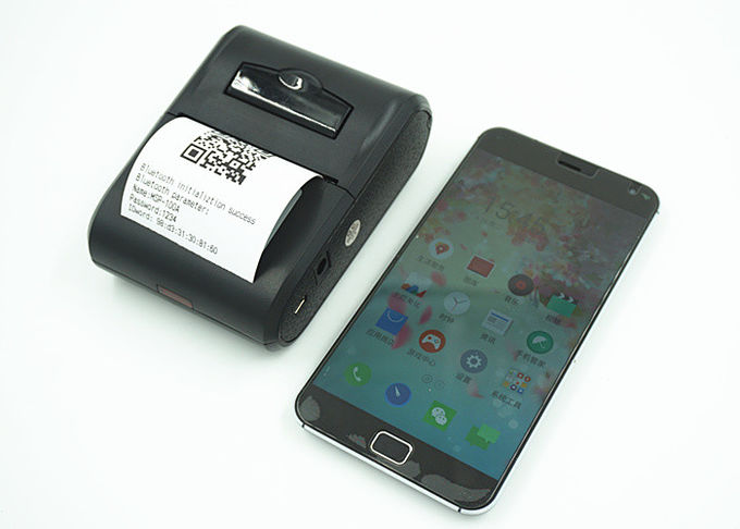 Impressora térmica portátil pequena da relação 58mm do bluetooth do recibo do código de barras